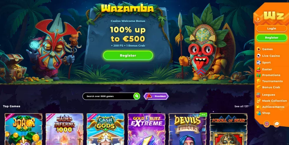 Wazamba bet TOC 9