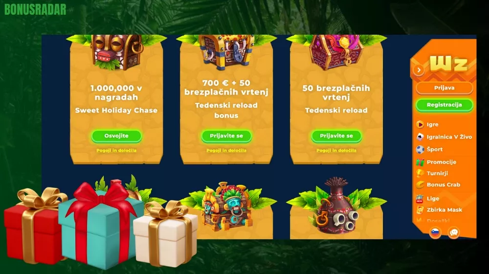 Wazamba igre TOC 3