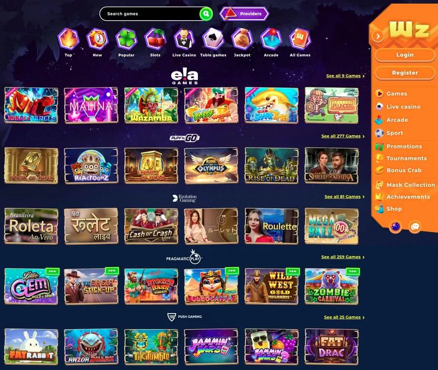 Wazamba бонуси