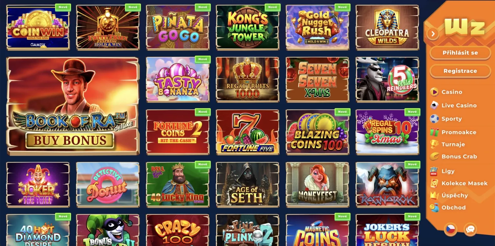 Wazamba игри