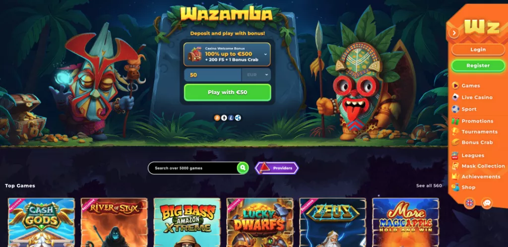 Wazamba залози