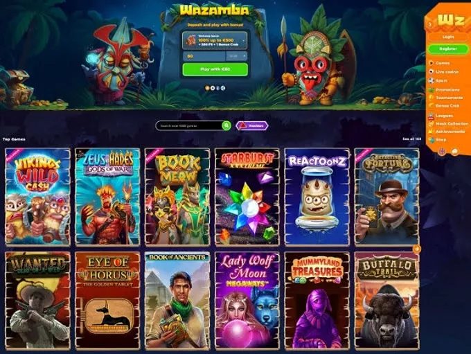 Wazamba игри  -  Играй сега. Wazamba | 2026 | 3