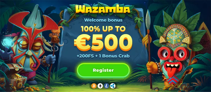 REĢISTRĀCIJA + BONUS: Wazamba bonusi | Wazamba | 2026 | 6 Wazamba bonusi - SAŅEM BONUSU. Wazamba | 2026 | 8